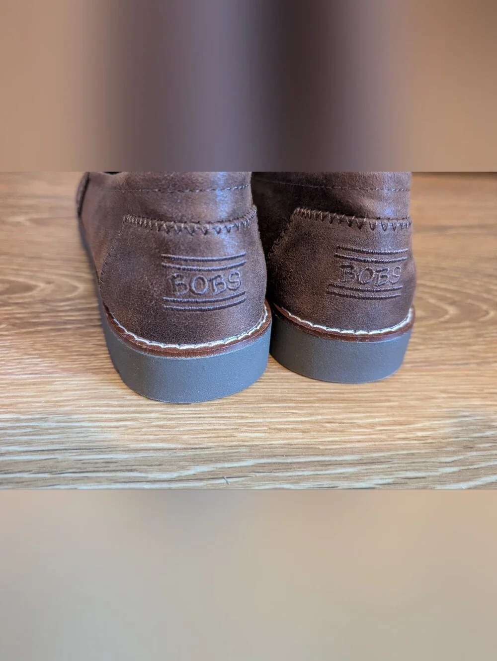 Skechers Women's BOBS Chill Lugs Brown Loafers Size 9 1/2